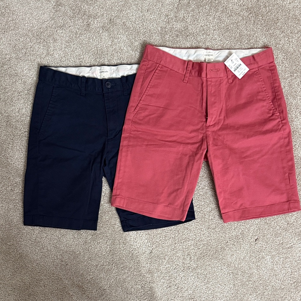 Crewcuts Kids Shorts in Navy and Coral